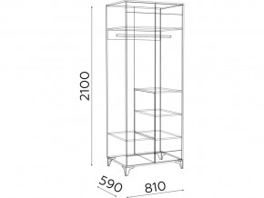 Шкаф двухдверный Гринвич мод.8 в Озёрске - ozyorsk.mebel74.com | фото 3