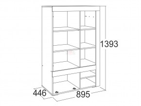 Шкаф комбинированный низкий Ольга 19 в Озёрске - ozyorsk.mebel74.com | фото 2