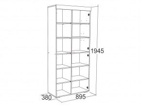 Шкаф комбинированный высокий Ольга 19 в Озёрске - ozyorsk.mebel74.com | фото 2