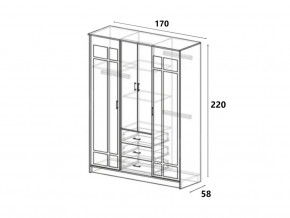 Шкаф купе Лорд Ясень Шимо в Озёрске - ozyorsk.mebel74.com | фото 2