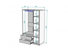 Шкаф Malta light H298 Белый в Озёрске - ozyorsk.mebel74.com | фото 2