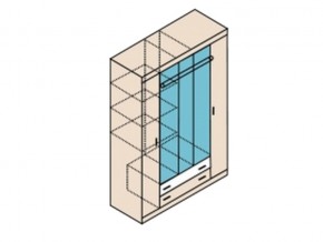 Шкаф Ника Н13 для одежды с ящиками в Озёрске - ozyorsk.mebel74.com | фото 2