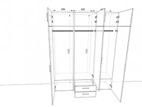 Шкаф распашной 1800А Антрацит в Озёрске - ozyorsk.mebel74.com | фото 2