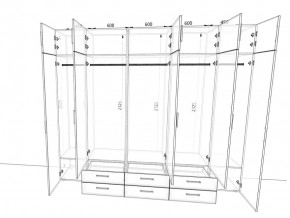 Шкаф распашной 2700А Антрацит в Озёрске - ozyorsk.mebel74.com | фото 2