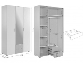 Шкаф трехдверный 109.02 Зефир в Озёрске - ozyorsk.mebel74.com | фото 2