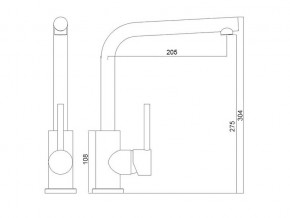 Смеситель Logic LM2103 хром в Озёрске - ozyorsk.mebel74.com | фото 2