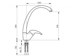 Смеситель MS-001 в Озёрске - ozyorsk.mebel74.com | фото 2