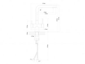 Смесители Florentina Арес Нержавеющая сталь в Озёрске - ozyorsk.mebel74.com | фото 2