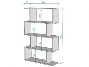 Стеллаж S54 в Озёрске - ozyorsk.mebel74.com | фото 3