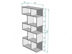 Стеллаж S6 в Озёрске - ozyorsk.mebel74.com | фото 3