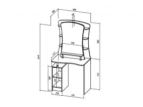 Туалетный столик Коста-Рика в Озёрске - ozyorsk.mebel74.com | фото 2