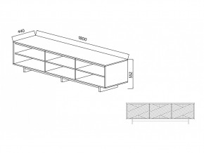 Тумба для ТВА Moderno-1800 Ф3 в Озёрске - ozyorsk.mebel74.com | фото 4