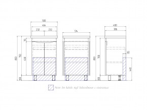 Тумба Grani 500-2-0 Фостер в Озёрске - ozyorsk.mebel74.com | фото 4