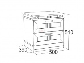 Тумба с 2-мя ящиками Ольга 18 в Озёрске - ozyorsk.mebel74.com | фото 2