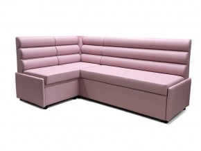 Угловой диван Призма Валики со спальным местом розовый в Озёрске - ozyorsk.mebel74.com | фото