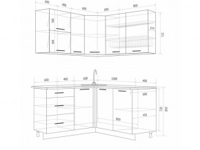 Угловой кухонный гарнитур Флоренс Грин в Озёрске - ozyorsk.mebel74.com | фото 4